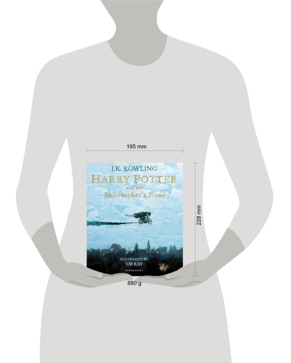 Harry Potter and the Philosopher's Stone Illustrated Edition J.K. Rowling Гарри Поттер и философский камень Д.К. Роулинг / Книги на английском языке