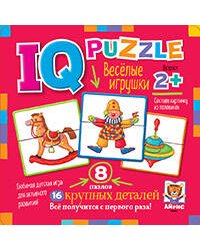 IQ Пазл деревянный. Весёлые игрушки 2+