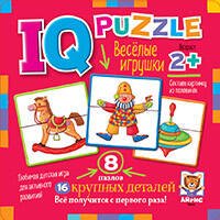 IQ Пазл деревянный. Весёлые игрушки 2+