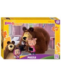Мозаика "puzzle" 160 "Маша и Медведь (нов.)" (Анимаккорд)
