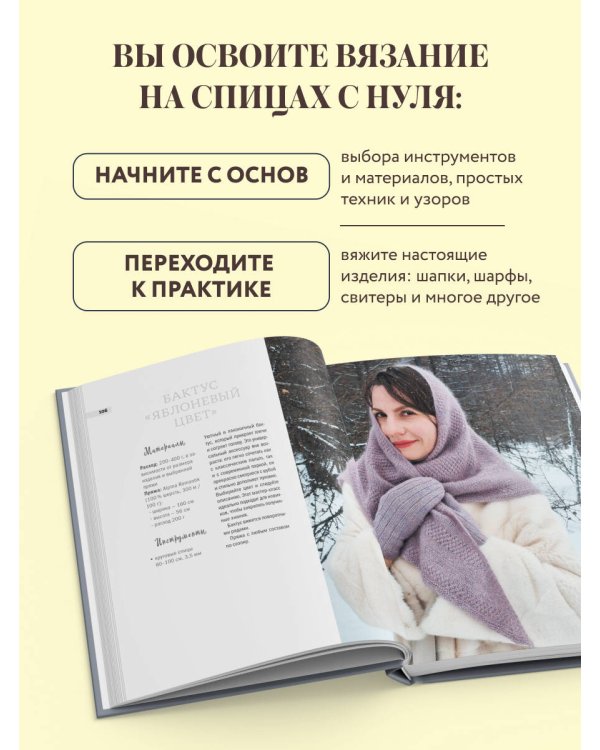 Дополнительное изображение книги «ВЯЗАНИЕ СПИЦАМИ ОТ А ДО Я. Пошаговый самоучитель без страха ошибиться»
