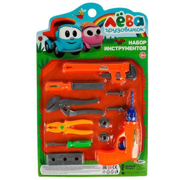 ИНСТРУМЕНТЫ (Умка) Набор инструментов Грузовичок Лева блист.28,6*45,3*5см ИГРАЕМ ВМЕСТЕ в кор.2*48шт