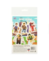 Наклейки бумажные, 120*180 мм мир игры Умка в кор.1250шт