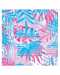 Упаковочная бумага Яркие тропики (1л в рулоне, 70*100см) УБ-1788