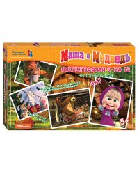 Настольная игра "Фотография 9 на 12" (Маша и Медведь)