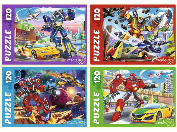 ПАЗЛЫ 120 элементов. МИР ТРАНСФОРМЕР №18 (Арт. П120-5043) кратно 8