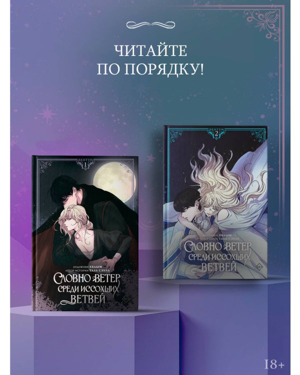 Дополнительное изображение книги «Словно ветер среди иссохших ветвей. Том 2 (вебтун) + лимитированный мерч»