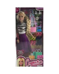 Кукла 29 см София , руки и ноги сгиб, акс, кор КАРАПУЗ в кор.24шт