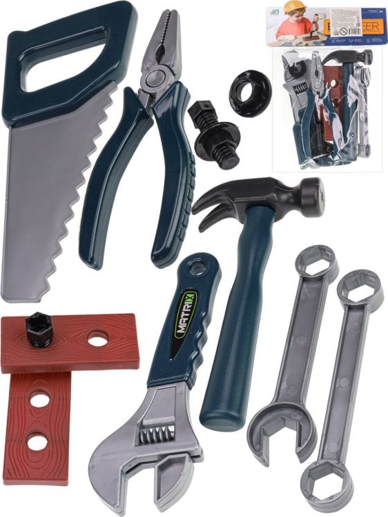 Набор инструментов"Ремонтное дело"(29х19 см)(12 предметов,пакет с хедером) (Арт. 2172720)