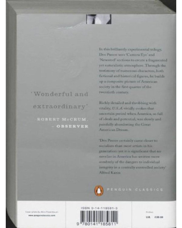 Дополнительное изображение книги «U.S.A. (John Dos Passos) США (Джон Дос Пасос) /Книги на английском языке»