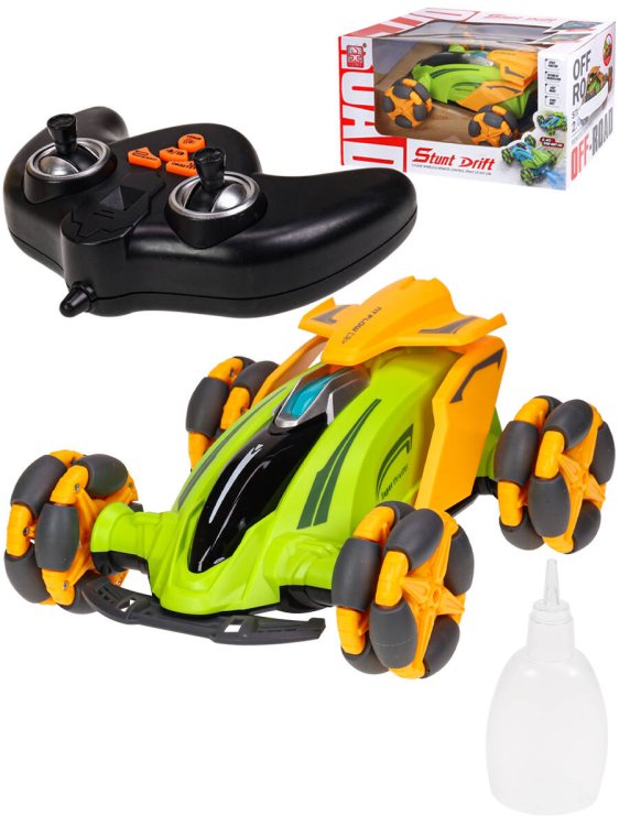 Перевертыши, вездеходы Р/У (Рыжий Кот) Машинка на р/у (24.5*19.5*11)"Трюковая"(акк.3.7V в компл.,бат.2шт.AA не в компл) (Арт. 2043220)