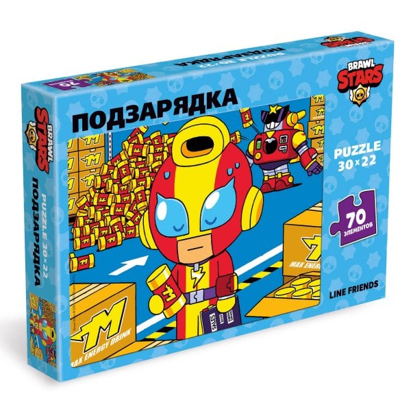 Brawl Stars.Пазл 70 элементов.Подзарядка