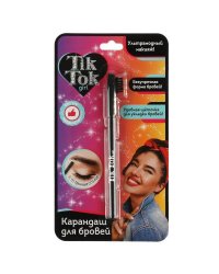 Карандаш для бровей серый TIK TOK GIRL в кор.48*12шт