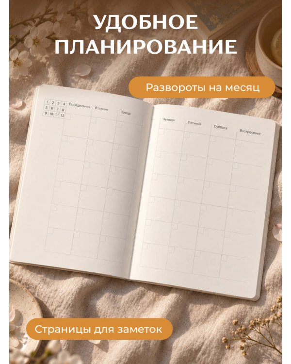 Дополнительное изображение книги «Блокнот-планер недатированный. Где сложно - там рост (А4, 36 л., на скобе)»