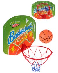 Серия "Спорт и отдых". НАБОР ДЛЯ БАСКЕТБОЛА-6 (корзина, мяч) в сетке ( Арт. 1843806)