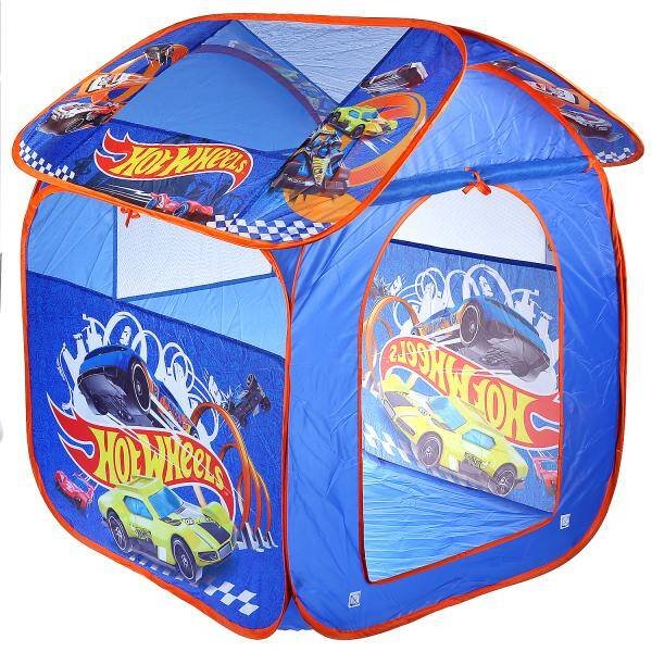 Палатка детская игровая HOT WHEELS 83х80х105см, в сумке Играем вместе в кор.24шт