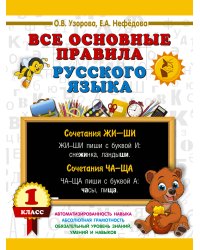 Все основные правила русского языка. 1 класс