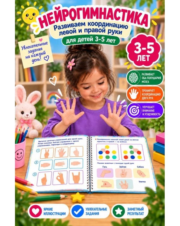Дополнительное изображение книги «Гимнастика. Развиваем координацию. 3-5 лет»
