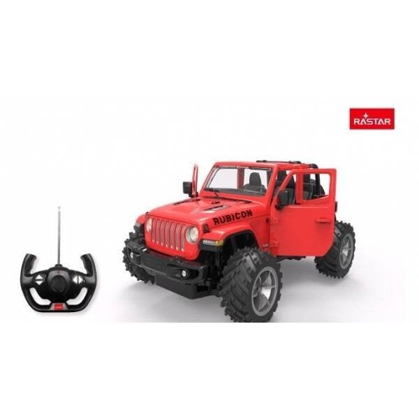 МАШИНЫ Р/У (Умка) Машина р/у jeep wrangler jl big foot design 1:14, двери открываются вручную Rastar в кор.4шт
