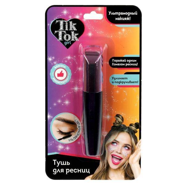 Тушь для ресниц черная TIK TOK GIRL в кор.48*12шт