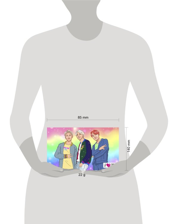 Кардхолдер (215*65мм) I love BTS. оф. 2