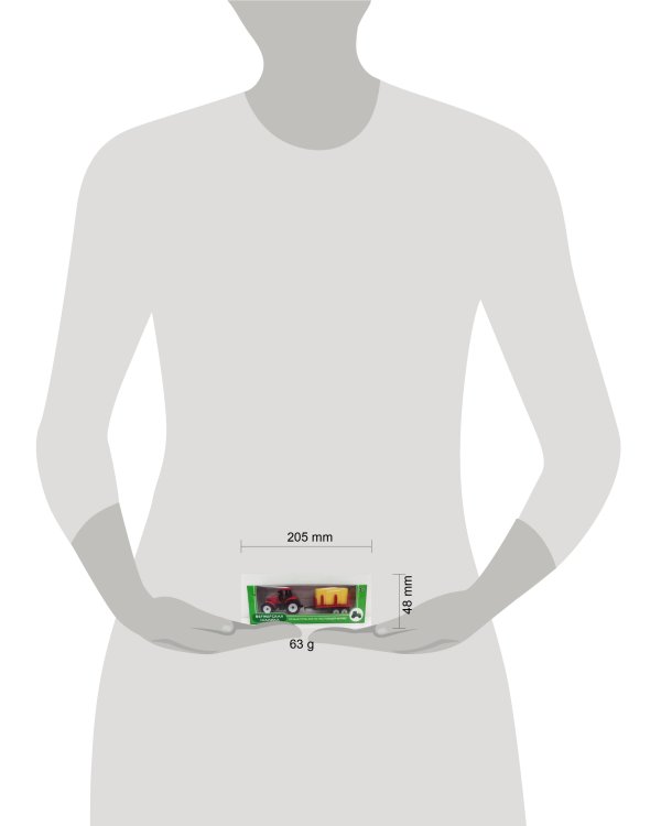 Игровой набор для детей "Трактор с прицепом"