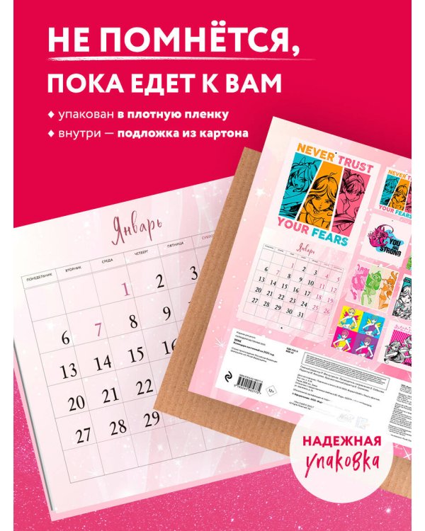 Феи Винкс (WINX). Календарь настенный на 2025 год (300х300 мм)