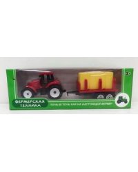 Игровой набор для детей "Трактор с прицепом"