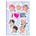 Обложка для паспорта. I love BTS
