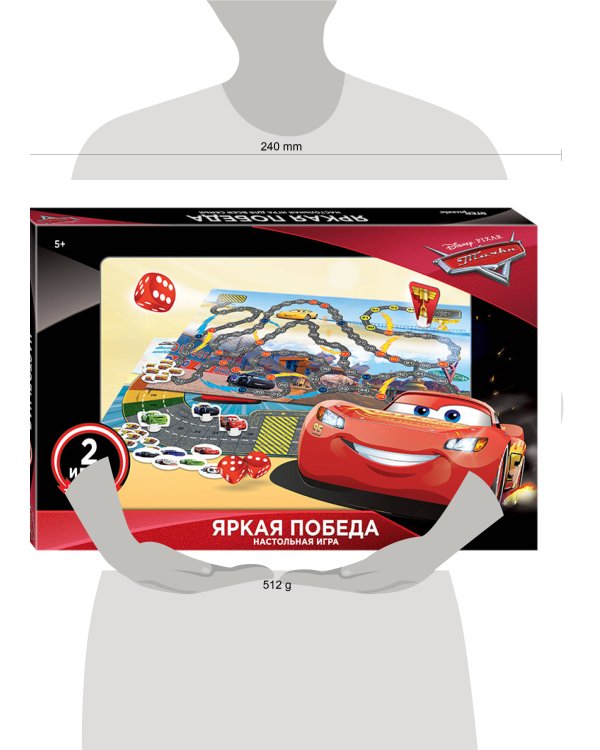 Настольная игра "Яркая победа" (Disney)Тачки