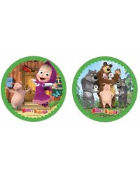 Мяч пвх Маша И МЕДВЕДЬ 23 см, полноцвет, в сетке ИГРАЕМ ВМЕСТЕ в кор.144шт