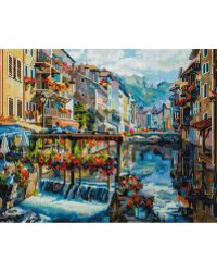 984-AT-S Франция. Плотина  на реке Тиу