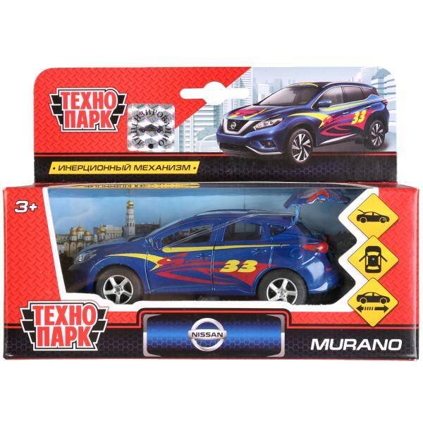 Машина металл Nissan Murano 12см, открыв.двери и багажник, инерц. в кор. Технопарк в кор.2*24шт