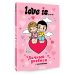 Love is... Личный дневник с наклейками