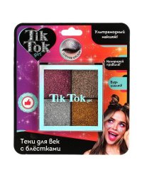 Тени для век с блестками, TIK TOK GIRL в кор.30*12шт