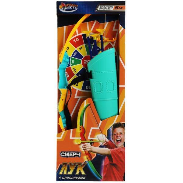 Лук с присосками кор.18,7*56*4см ИГРАЕМ ВМЕСТЕ в кор.2*36шт