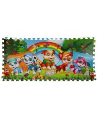 Коврик-пазл щенки, 8 сегментов, каждый 31.5*31.5см ИГРАЕМ ВМЕСТЕ в кор.12шт