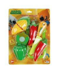 Набор овощей Ми-ми-мишки блист.16*21,5*4см ИГРАЕМ ВМЕСТЕ в кор.2*96шт