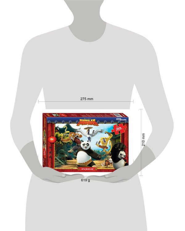 Мозаика "puzzle" 35 MAXI "Кунг-фу Панда" (DreamWorks)