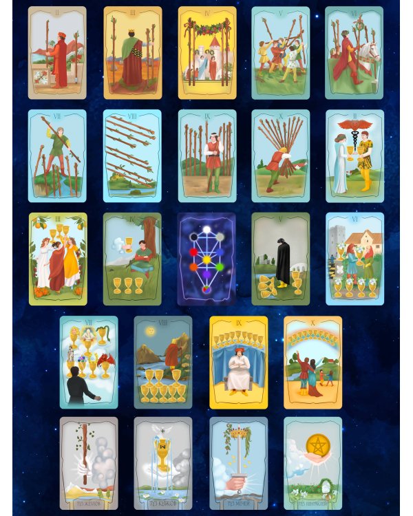 Таро Древо Сефирот. Источник магической силы