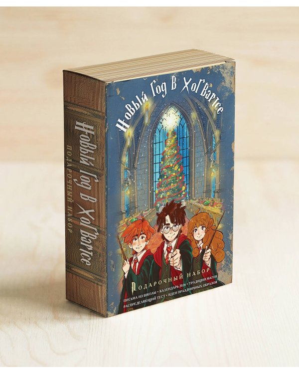 Гарри Поттер и Новый год в Хогвартсе. Подарочный набор (книга + календарь + письма из школы)