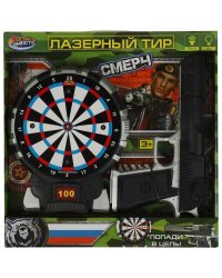 Лазерный тир свет-звук, кор.33*33*4,5см ИГРАЕМ ВМЕСТЕ в кор.2*24шт