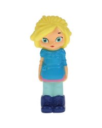 Игрушка для ванны СКАЗОЧНЫЙ ПАТРУЛЬ Снежка, 10см в сетке КАПИТОШКА в кор.100шт