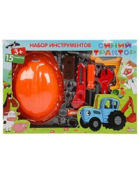 Набор инструментов Синий ТРАКТОР 42,5*6*30см ИГРАЕМ ВМЕСТЕ в кор.2*6шт
