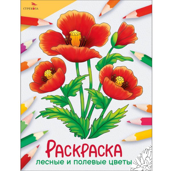 Окружающий мир. Раскраска Окружающий мир. Раскраска. Лесные и полевые цветы