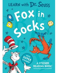 Fox in socks: a sticker reading book! (Dr. Seuss ) Лис в носках: cтикербук для чтения (Доктор Сьюз) /Книги на английском языке
