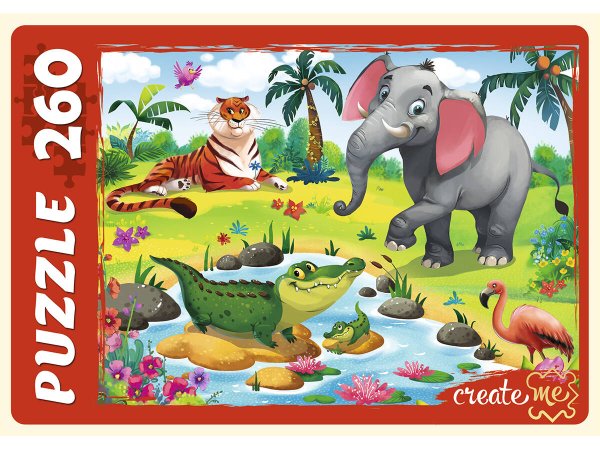ПАЗЛЫ 260 элементов. ДИКИЕ ЗВЕРИ №2 ПУ260-9839