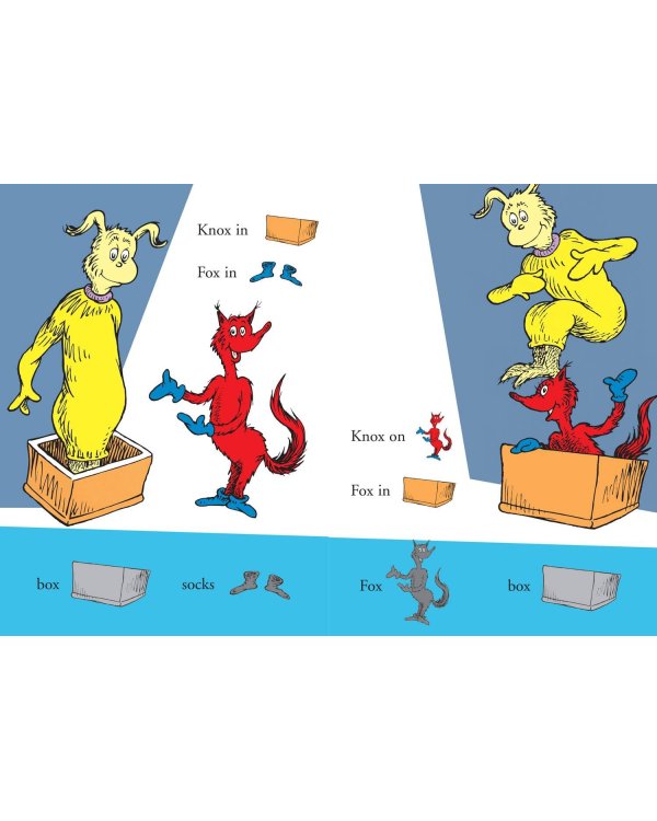 Дополнительное изображение книги «Fox in socks: a sticker reading book! (Dr. Seuss ) Лис в носках: cтикербук для чтения (Доктор Сьюз) /Книги на английском языке»