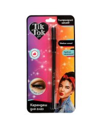 Карандаш для глаз черный TIK TOK GIRL в кор.48*12шт