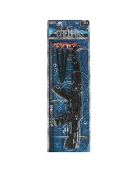 Набор оружия спецназ автомат с присосками, блист.17*52*4см ИГРАЕМ ВМЕСТЕ в кор.2*96шт